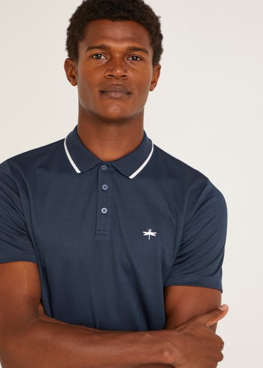 Navy Modal Polo Shirt