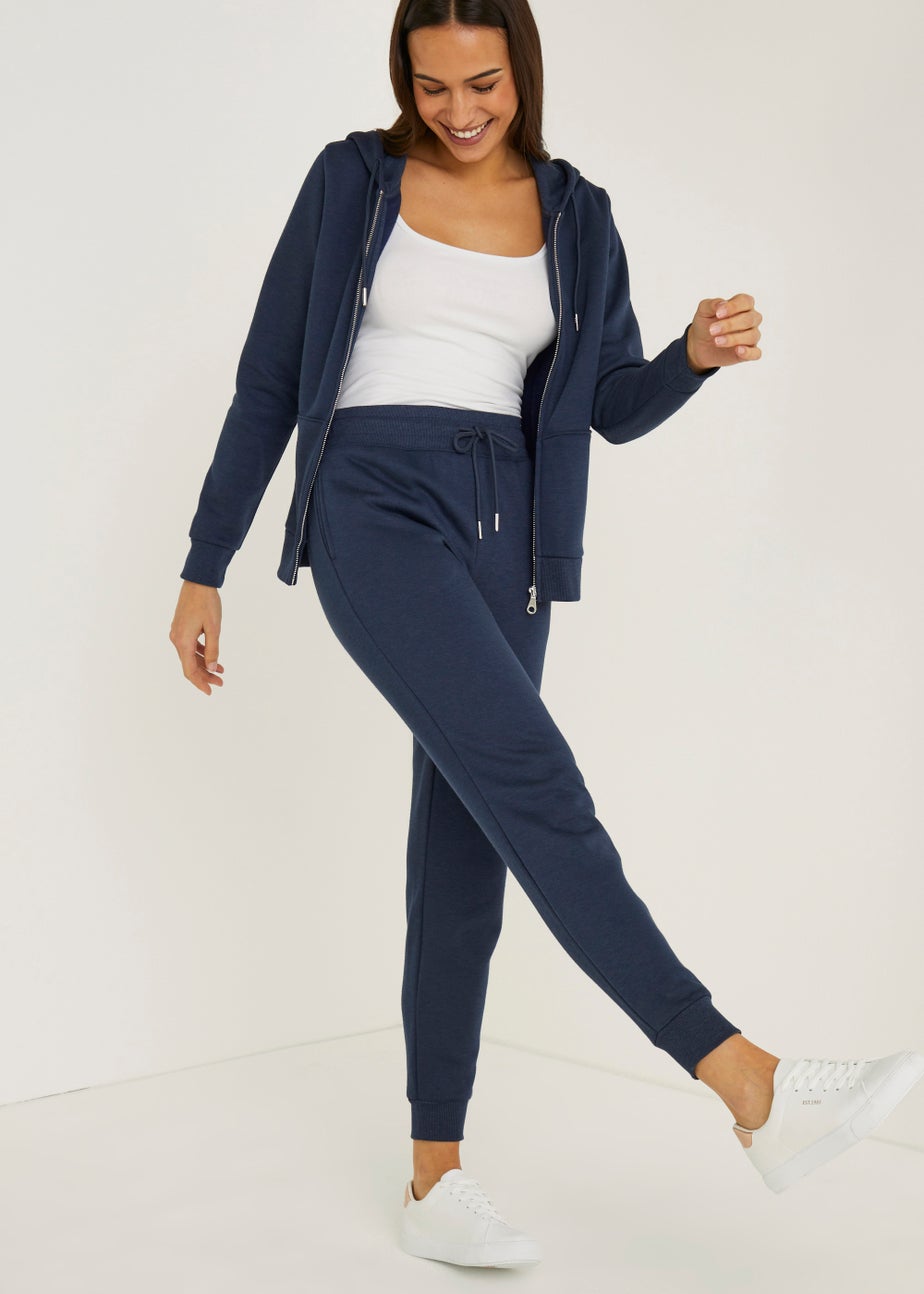 Navy Tapered Joggers