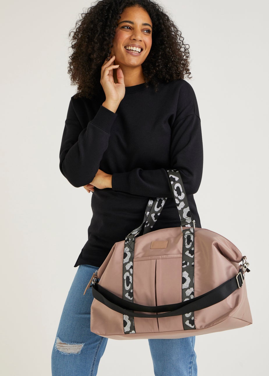 Nude Web Strap Weekend Bag