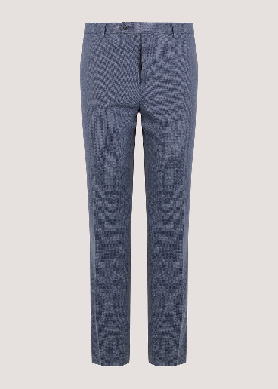Taylor & Wright Reeves Blue Slim Fit Suit Trousers