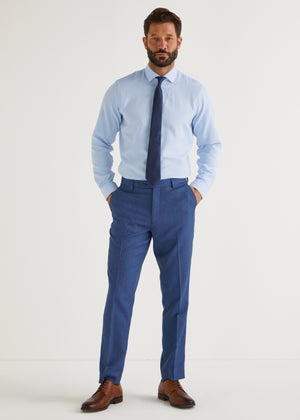 Taylor & Wright Douglas Blue Slim Fit Suit Trousers
