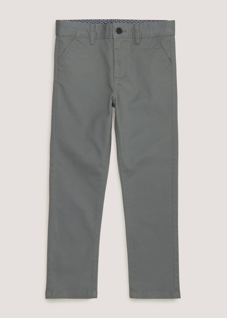 Boys Grey Chinos (4-13yrs)