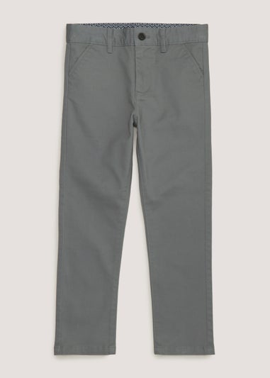 Boys Grey Chinos (4-13yrs)