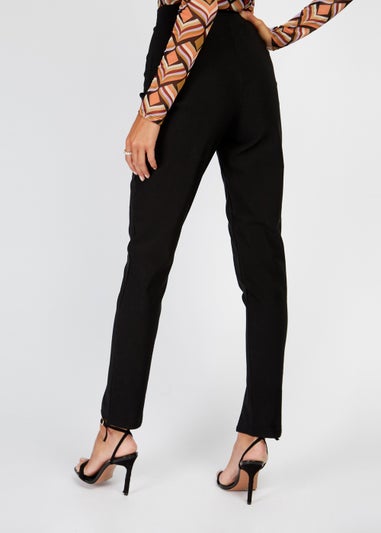Girls on Film Black Slit Trousers
