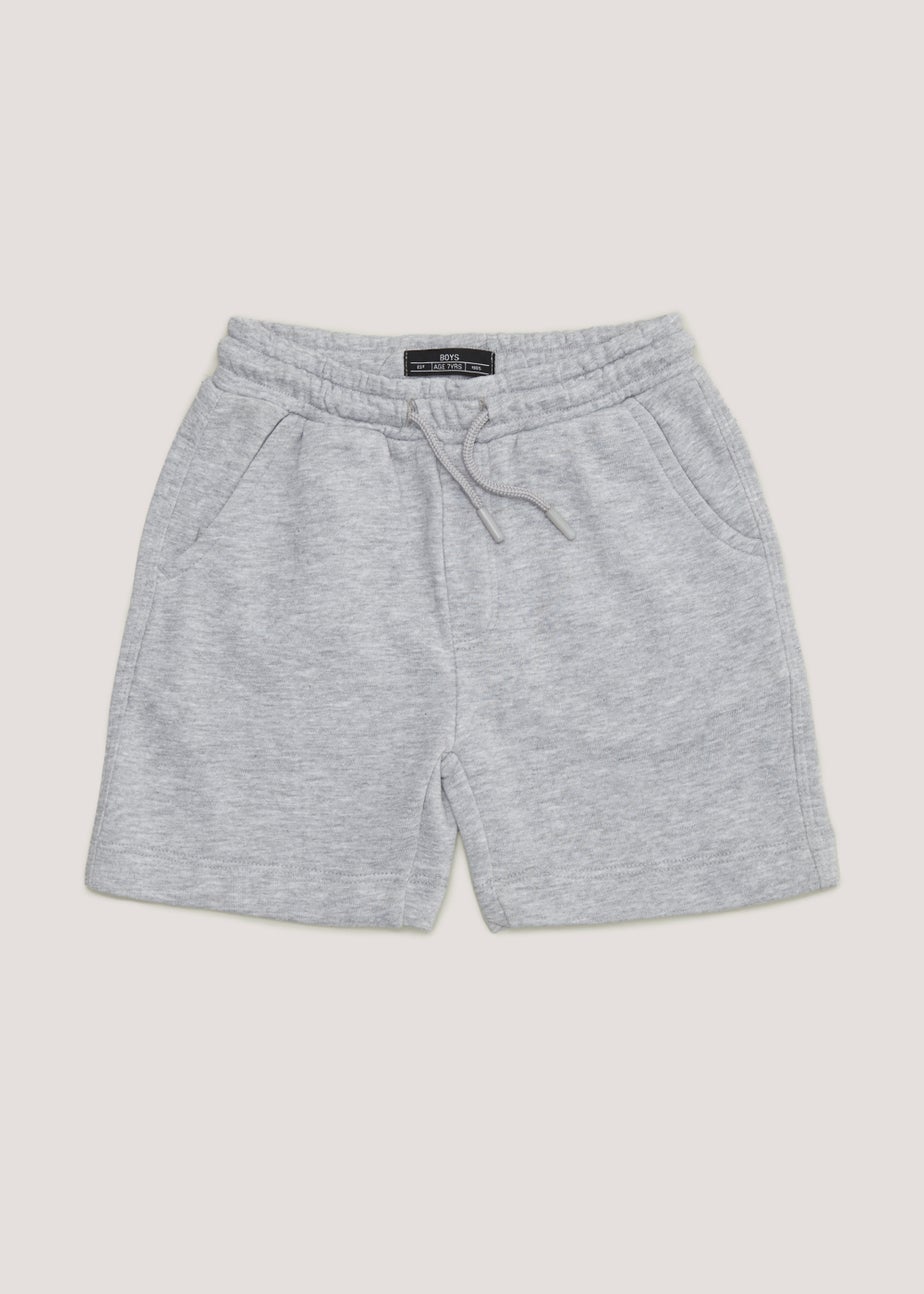Boys Grey Jogger Shorts (4-13yrs)