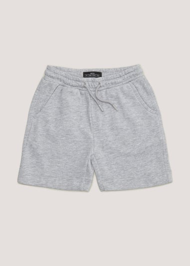 Boys Grey Jogger Shorts (4-13yrs)
