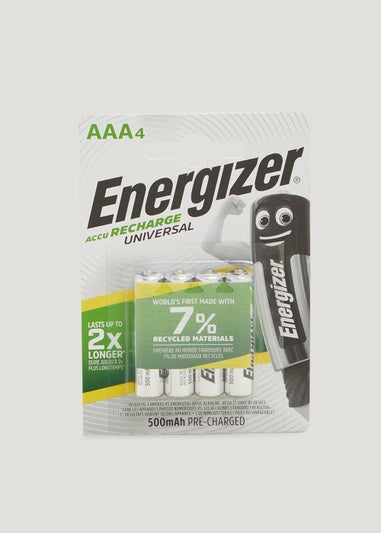 Energizer Accu Recharge Universal AAA Batteries