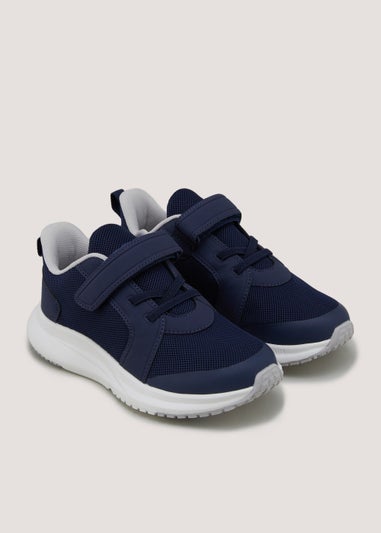 Boys Navy Trainers (Younger 4-12)