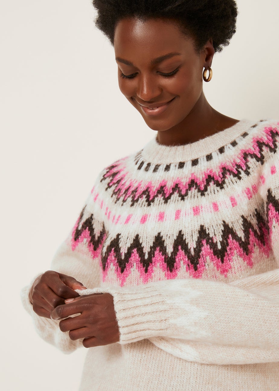 Cream Fair Isle Jumper