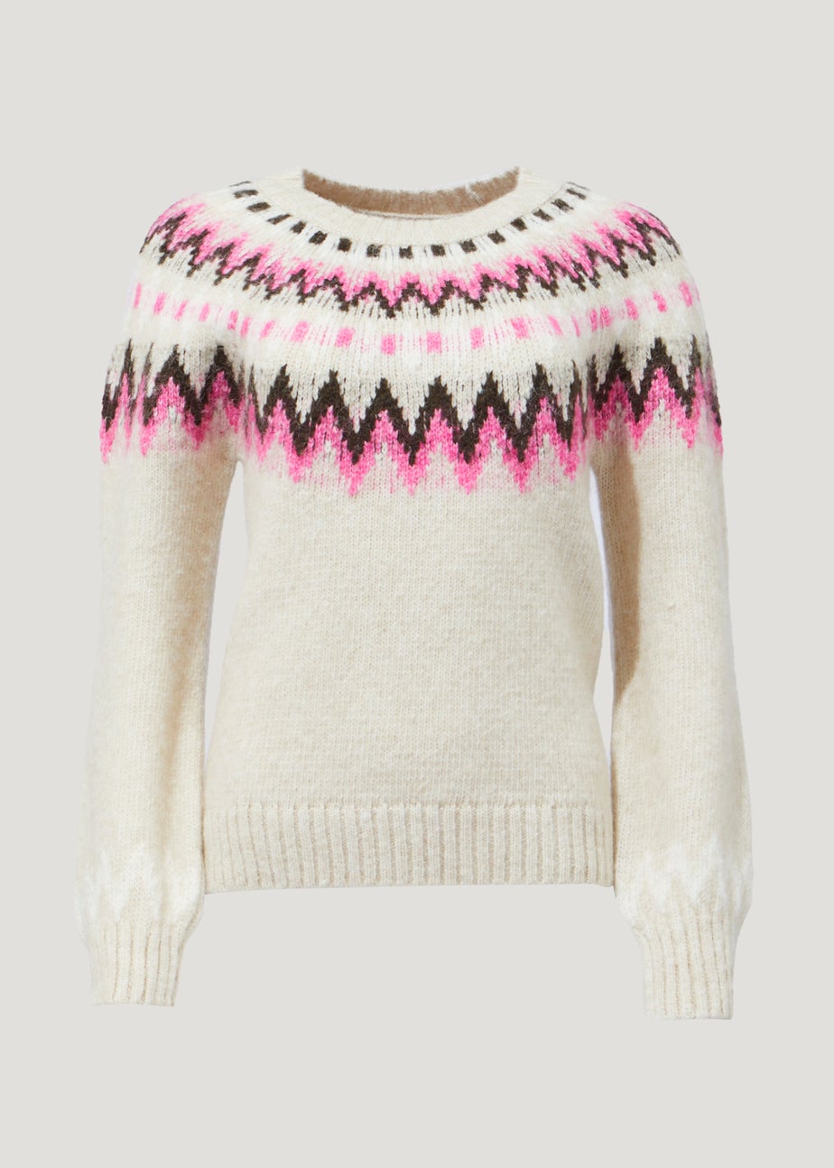 Cream Fair Isle Jumper