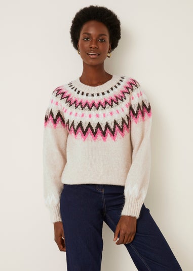 Cream Fair Isle Jumper