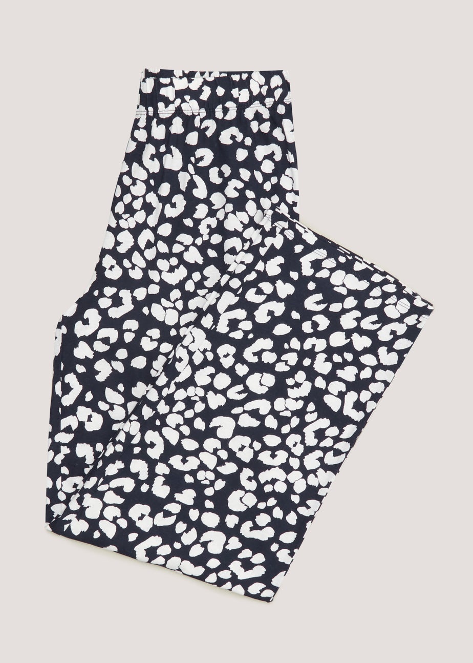 Navy Mix & Match Animal Print Pyjama Bottoms