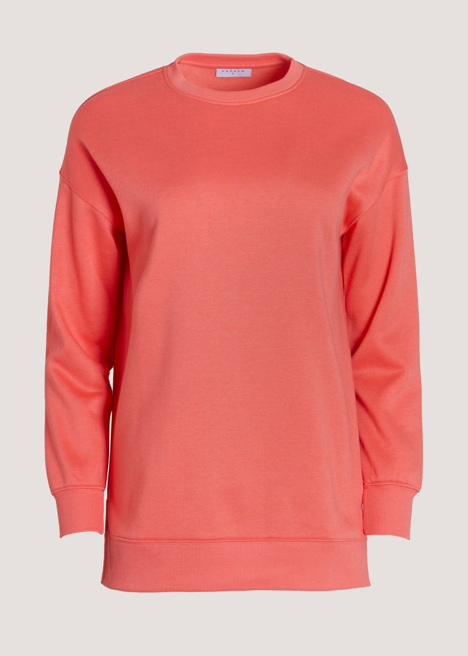 Coral Longline Sweatshirt