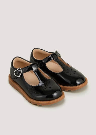 Girls Black T-Bar Shoes (Younger 4-12)