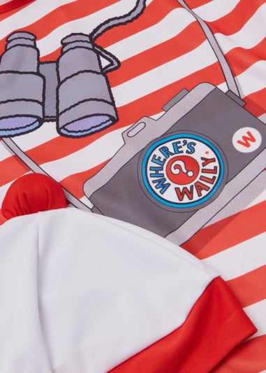 Kids Where's Wally Fancy Dress Costume (4-9yrs)