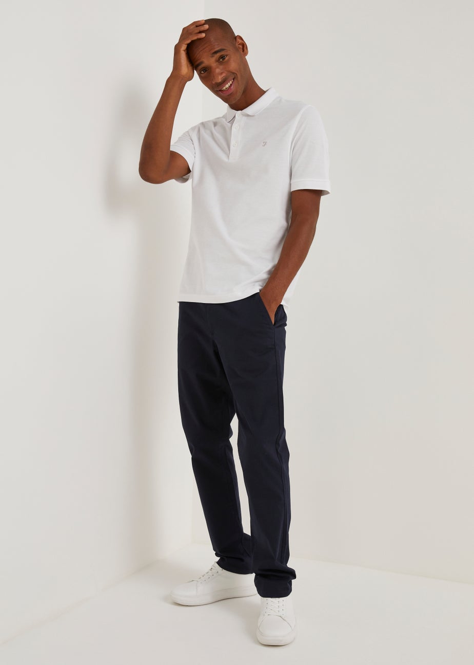 Farah Cove White Polo Shirt