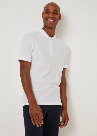 Farah Cove White Polo Shirt