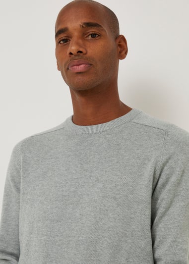 Farah Stern Grey Crew Neck Jumper