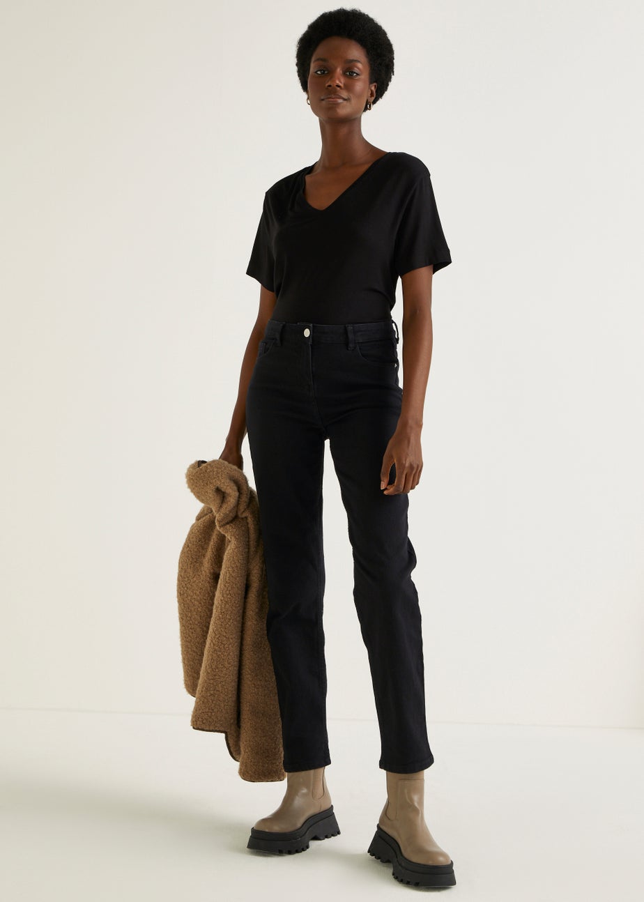 Black V-Neck T-Shirt