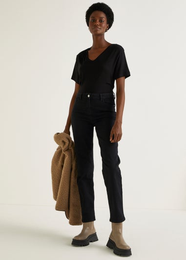 Black V-Neck T-Shirt