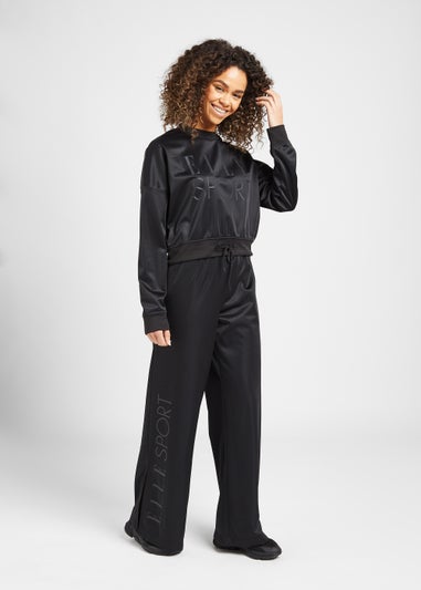 Elle Sport Black Wide Leg Trousers