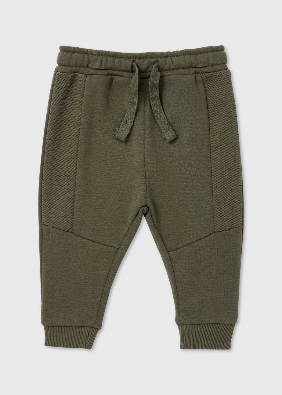 Boys Khaki Pique Joggers (9mths-6yrs)