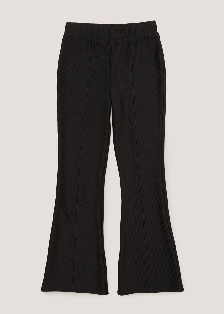 Girls Candy Couture Black Flared Trousers (9-16yrs)
