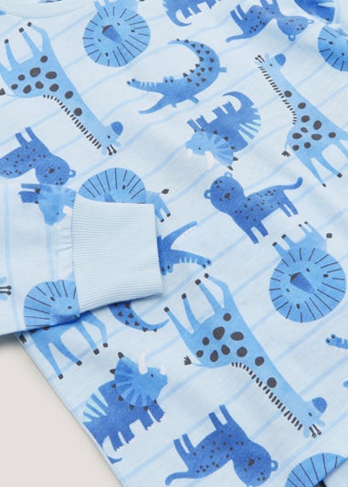 Boys Blue Jungle Pyjama Set (9mths-5yrs)