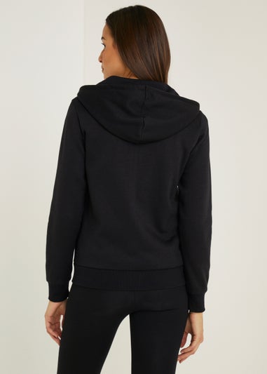 Black Zip Up Hoodie