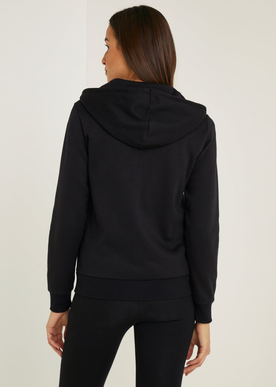 Black Zip Up Hoodie