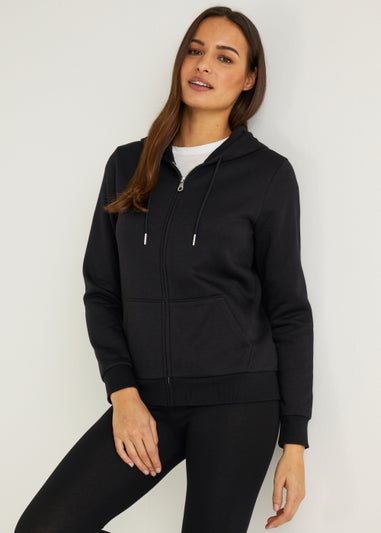 Black Zip Up Hoodie