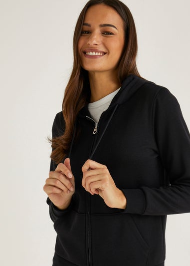 Black Zip Up Hoodie