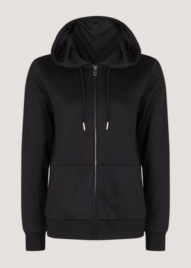 Black Zip Up Hoodie