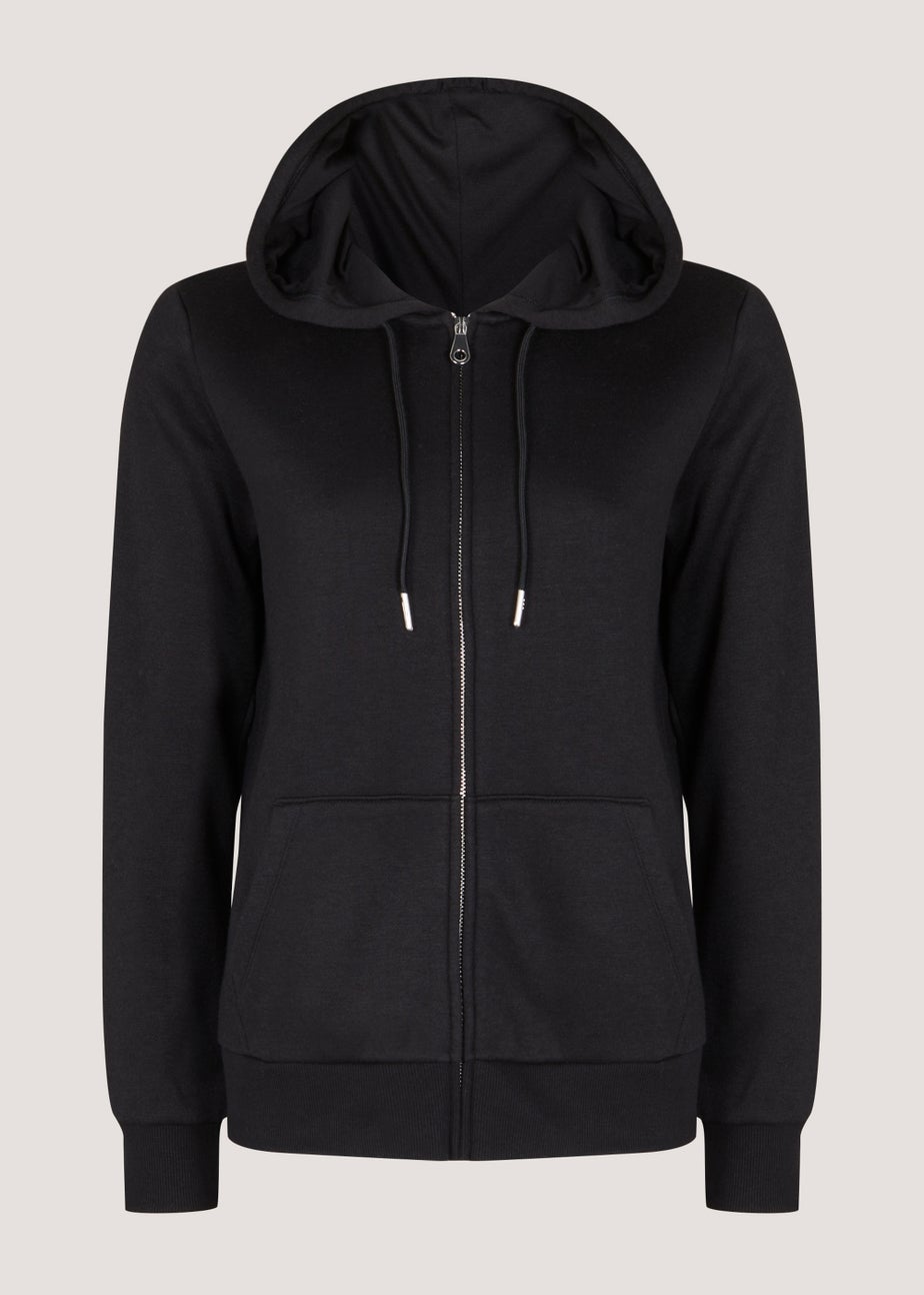 Black Zip Up Hoodie