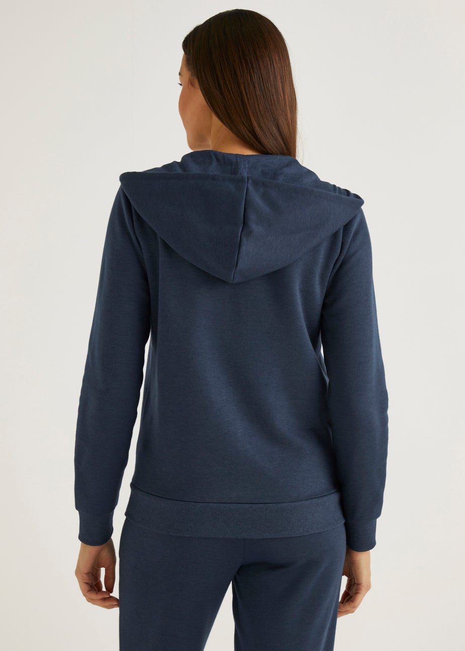 Navy Zip Up Hoodie