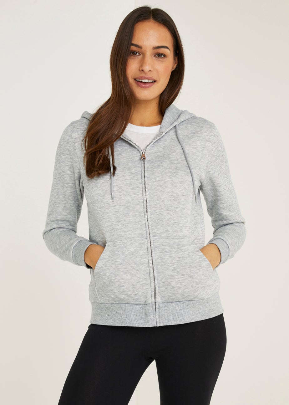 Grey Zip Up Hoodie