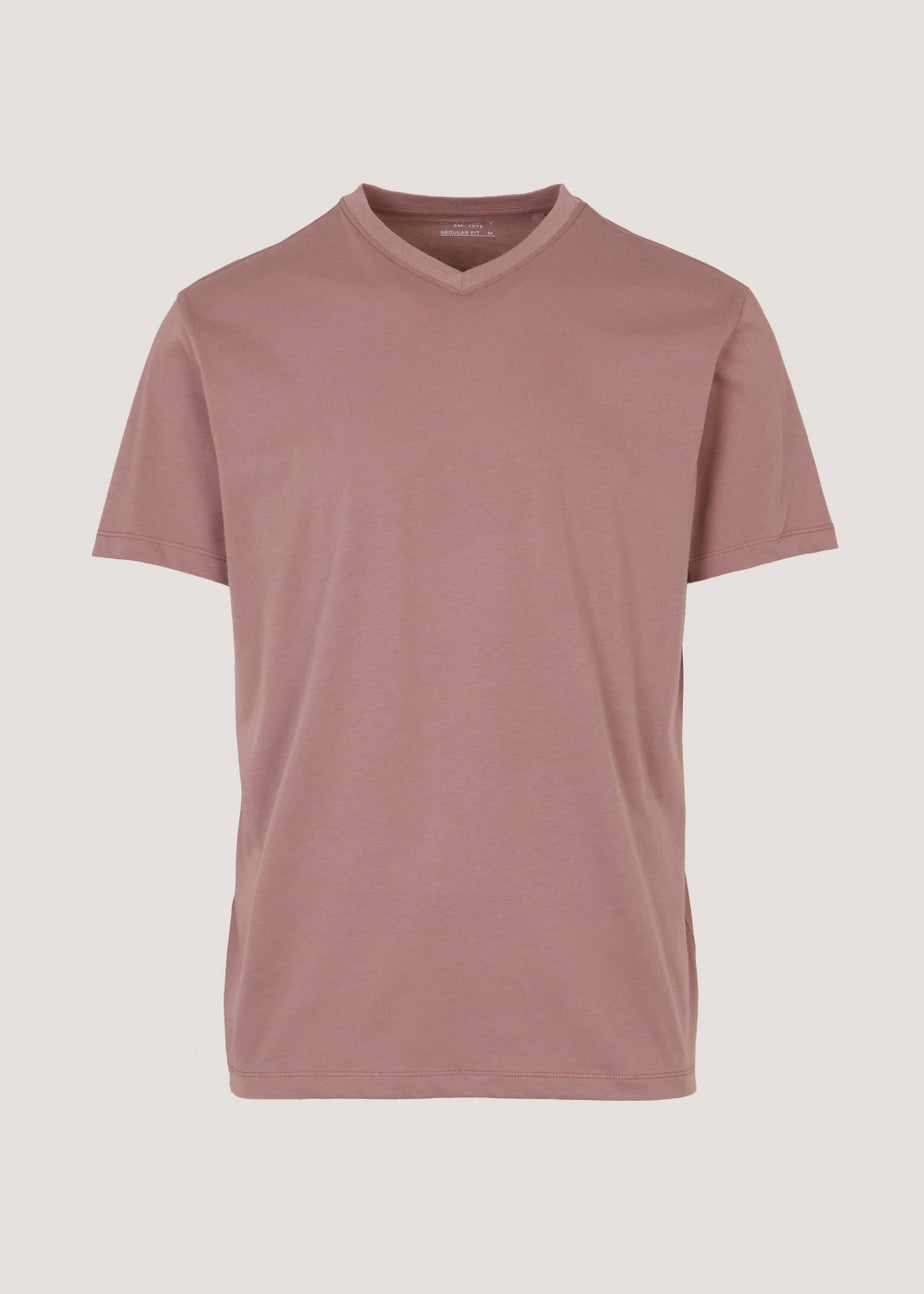 Pink Essential V-Neck T-Shirt