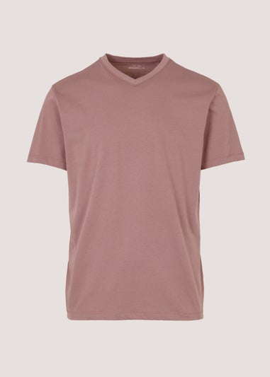 Pink Essential V-Neck T-Shirt
