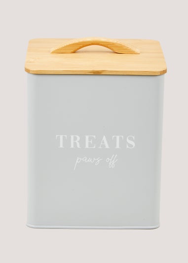 Grey Paws Off Treat Tin