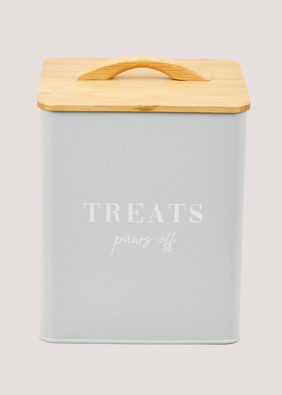 Grey Paws Off Treat Tin