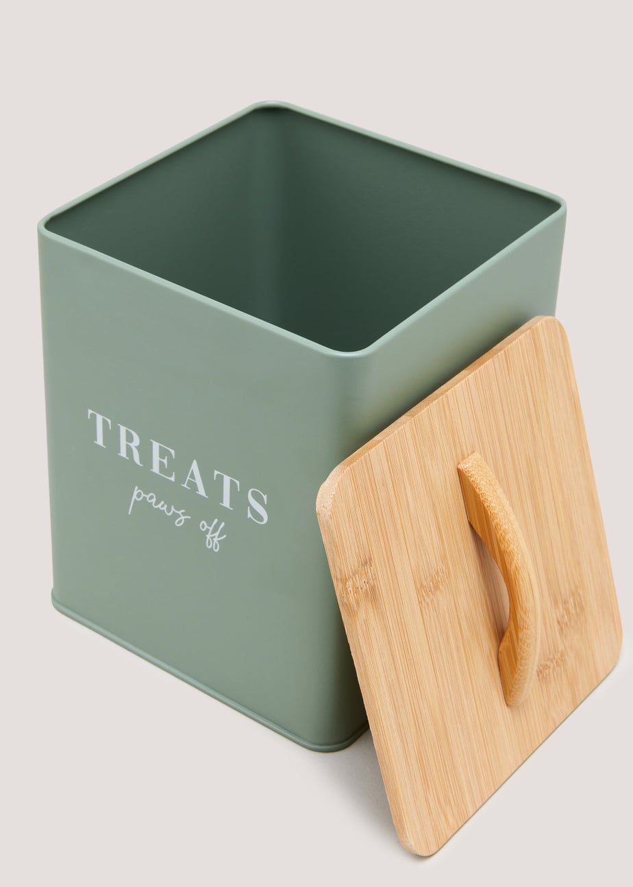 Green Paws Off Treat Tin