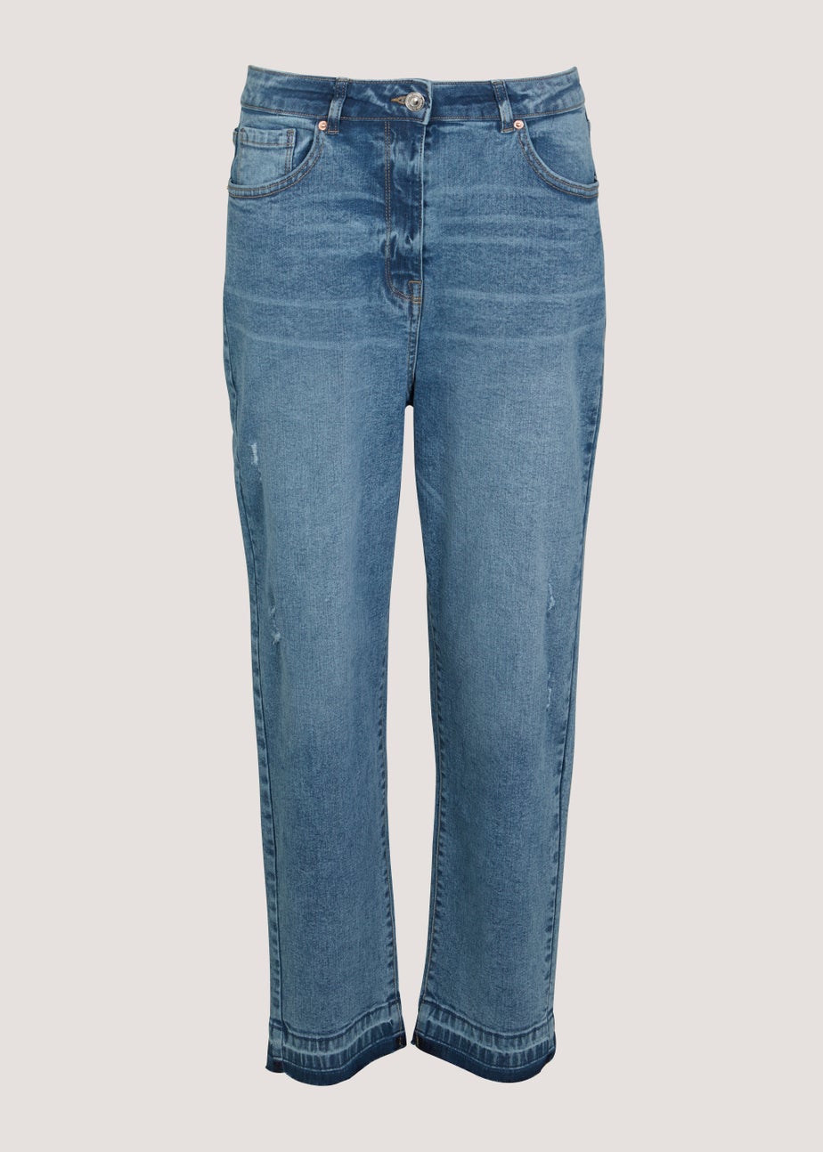 Ava Mid Wash Mom Jeans