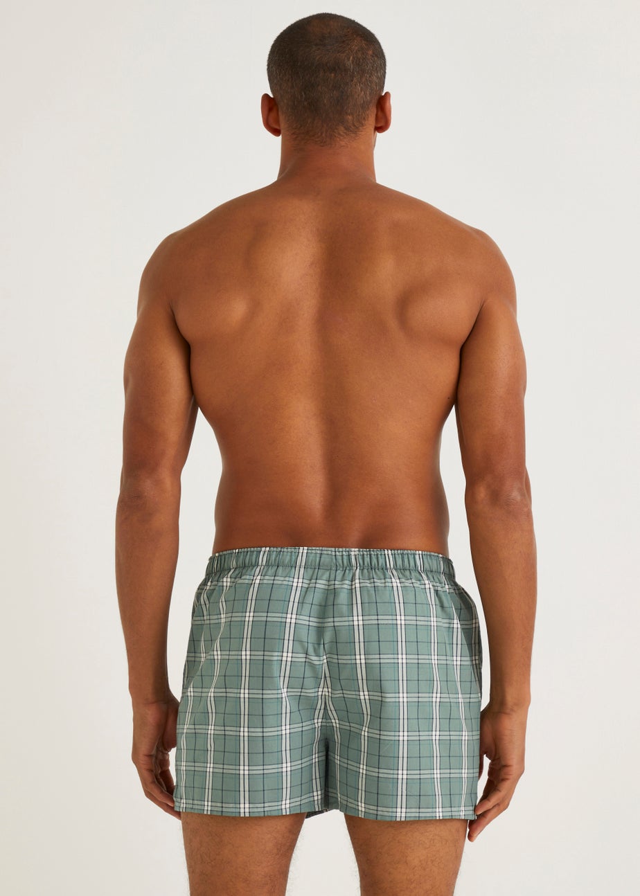 5 Pack Woven Cotton Boxers