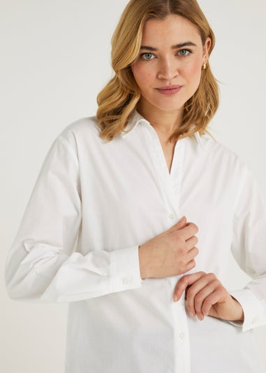 White Poplin Shirt