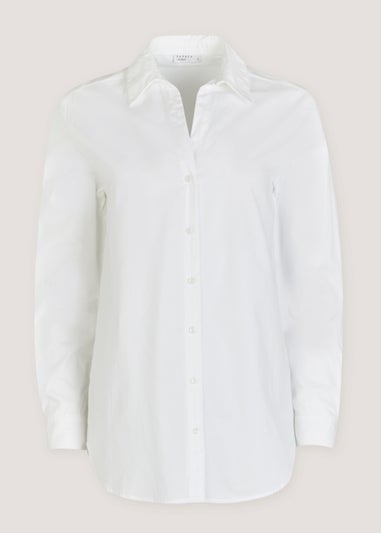 White Poplin Shirt