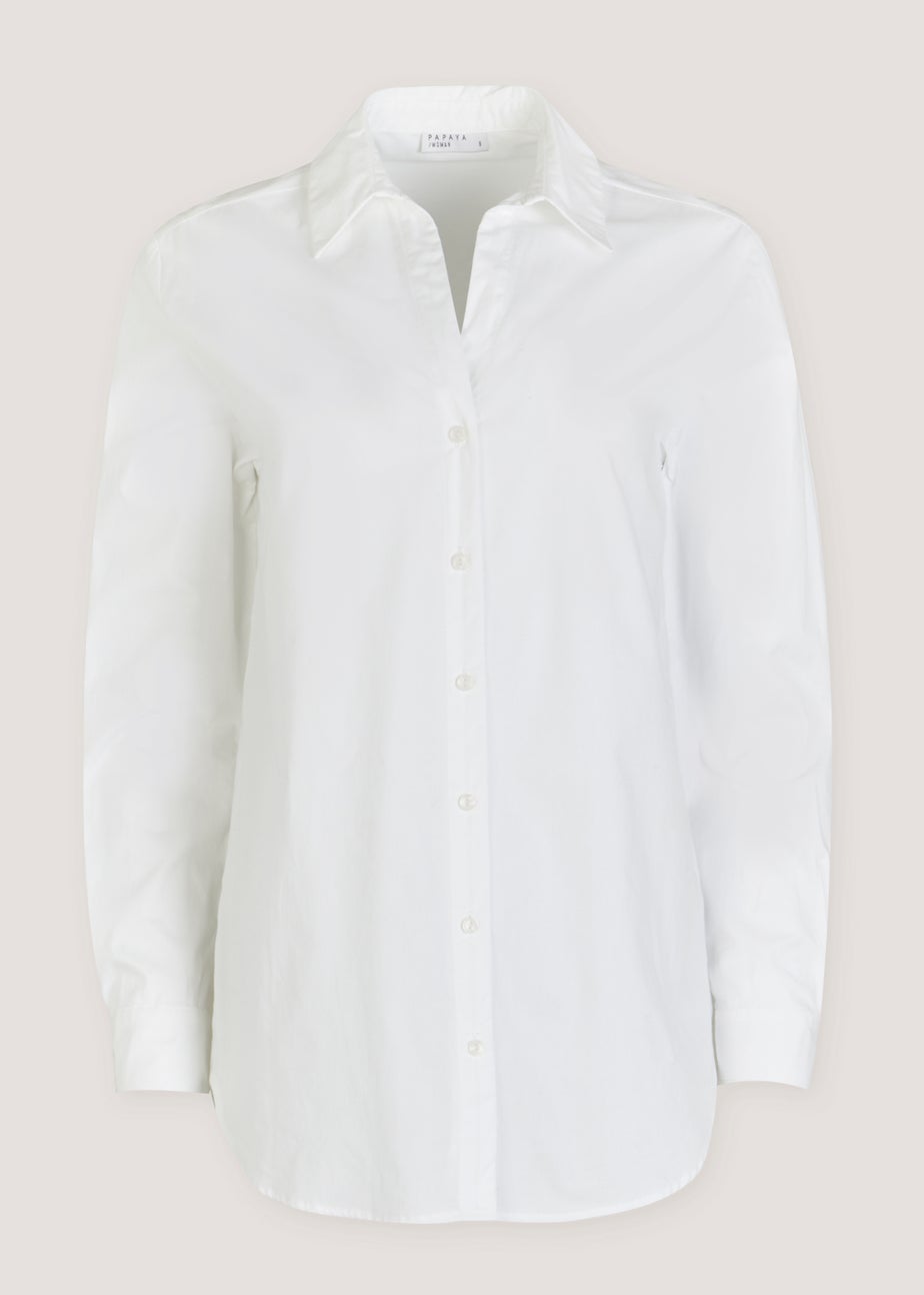 White Poplin Shirt