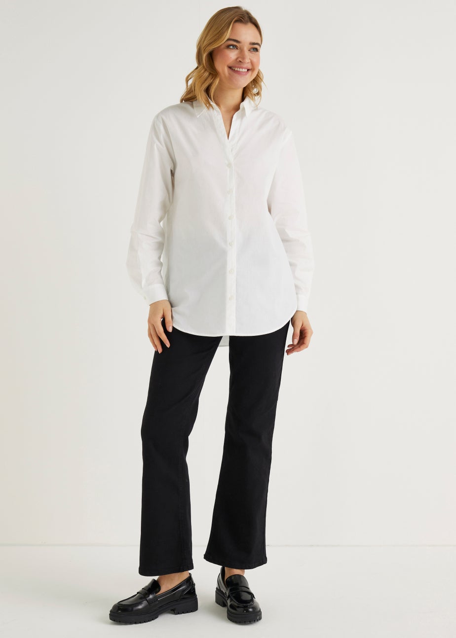 White Poplin Shirt
