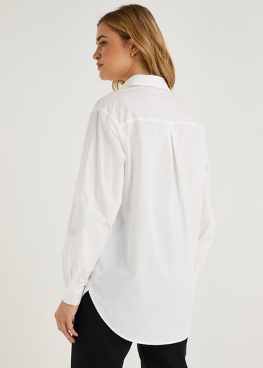 White Poplin Shirt