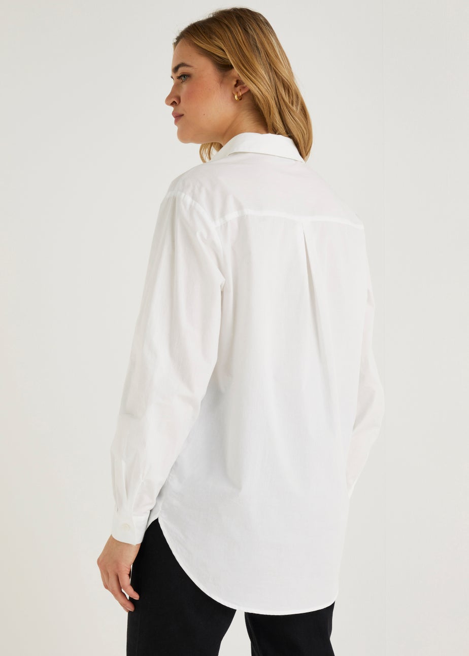 White Poplin Shirt