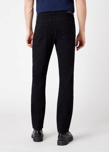 Wrangler Blue Black Regular Fit Jeans